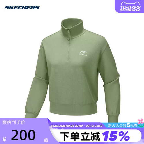 SKECHERS(斯凯奇)（新品）2025秋女长袖衫 P325W010-01SZ