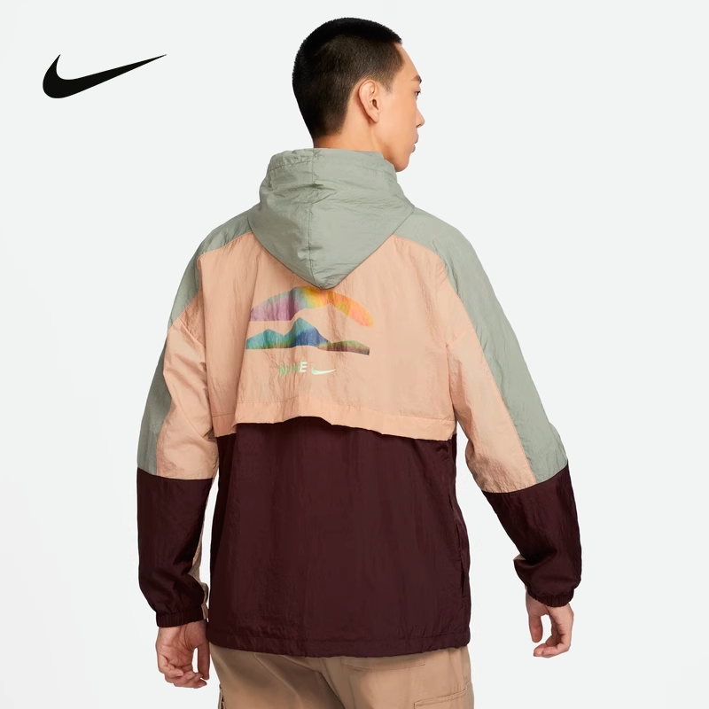 Nike男子梭织夹克连帽