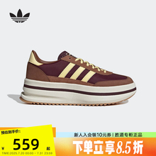 adidas阿迪达斯三叶草T头鞋25秋女SL 72厚底显高堆叠感板鞋JQ6420