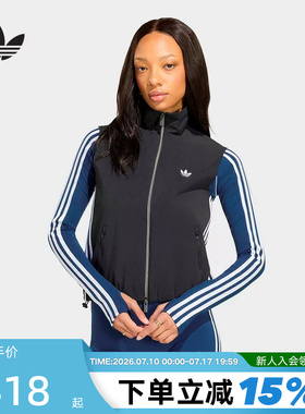 adidas阿迪达斯ADILENIUM 5.0三叶草运动背心女梭织马甲 KY5182