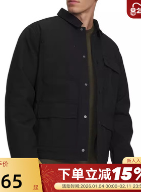 UA安德玛Expanse Utility男子运动休闲梭织夹棉外套 6000882-001