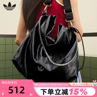 adidas阿迪达斯三叶草质感腋下包手提拎包2026夏中性斜挎包KS5157