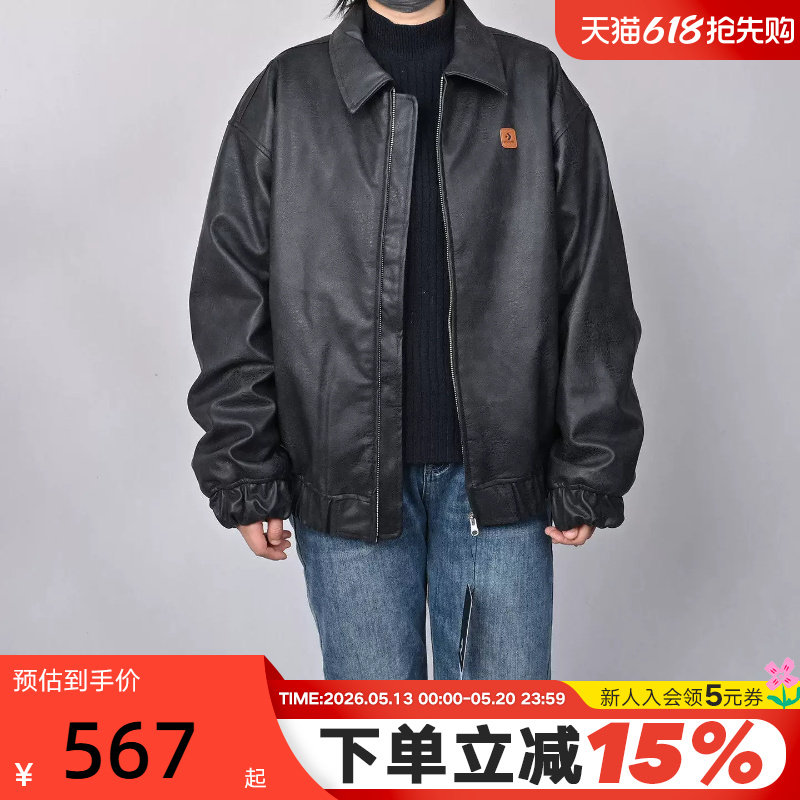 Converse匡威2026春男女休闲运动外套翻领保暖棉服 UC