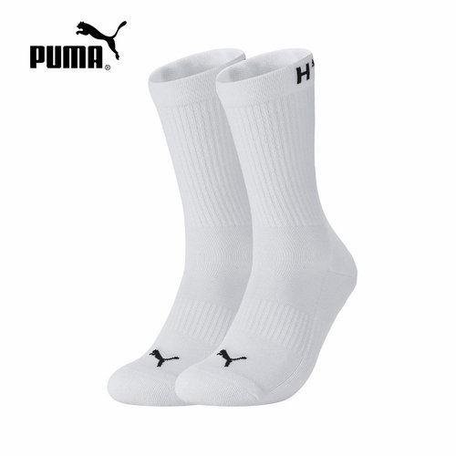 PUMA彪马长袜中筒袜2026夏中性HYROX联名两双装白色袜子952193-01