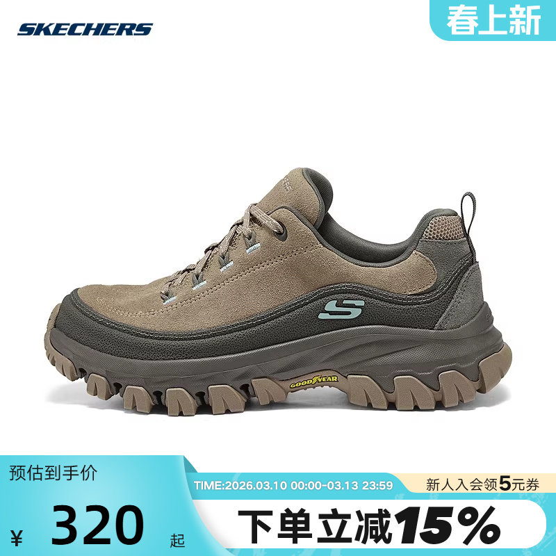 斯凯奇冬女厚底橡胶大底耐磨休闲运动鞋 180142/BRMT