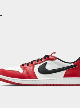 NIKE耐克JORDAN芝加哥红白黑男子AJ1板鞋休闲鞋运动鞋HQ6998-600