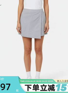 NIKE耐克女短裙夏季运动短裤防走光A字半身裙灰色裙裤IR1649-043