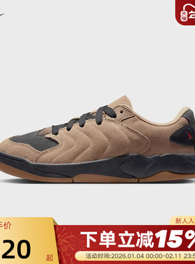 Nike耐克男鞋JORDAN SESSION棕黑色低帮复古板鞋运动鞋IB3731-200