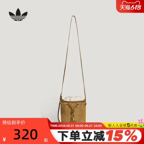 adidas阿迪达斯三叶草单肩包2026夏女休闲运动斜挎包小拎包LE9845