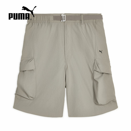 PUMA彪马秋季新款男女户外透气宽松运动短裤休闲工装裤 640427-81