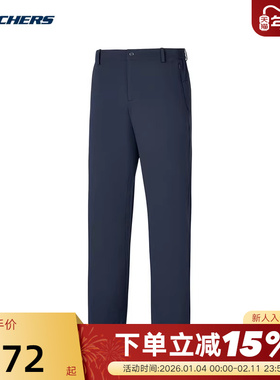 Skechers斯凯奇男士舒适柔软休闲运动裤针织长裤P325M149/01KA