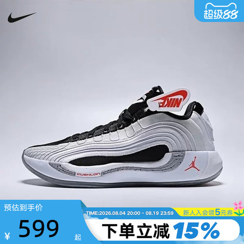Nike耐克男鞋JORDAN LUKA 4东契奇4代黑白银实战篮球鞋HF0824-101