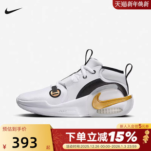 FB2689 舒适缓震运动篮球鞋 100 新款 NIKE耐克Zoom男女大童2025夏季