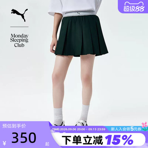 Monday Sleeping Club联名|百褶裙运动短裙女PUMA彪马 638983-70