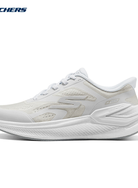 Skechers斯凯奇2026春女鞋厚底缓震跑步鞋透气休闲鞋 129782/WGY