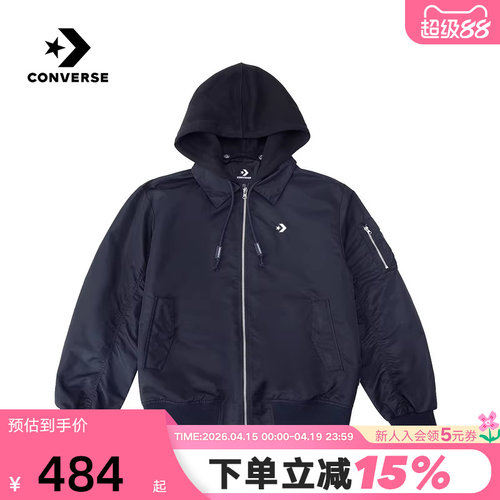 Converse匡威2026春男女休闲外套宽松舒适运动夹克 MCJ414-GHM
