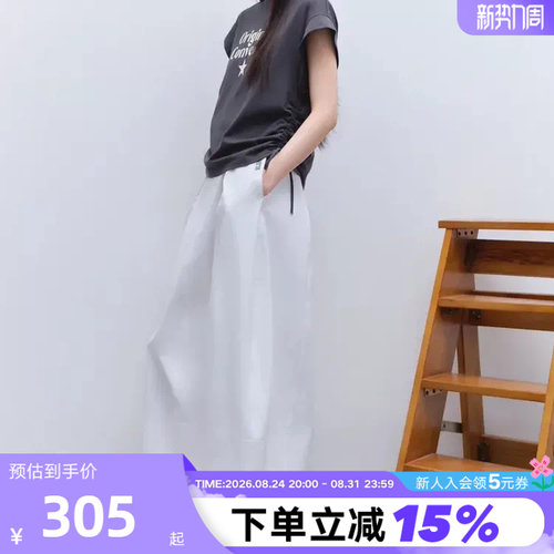 Converse匡威2026秋新品学院风女子百褶裙休闲半身长裙WCK070-001