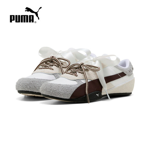 PUMA彪马夏新款休闲鞋BELLA薄底鞋运动芭蕾双鞋带低帮鞋407667-02