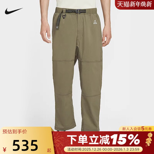 FN2451 户外拒水徒步直筒运动长裤 222 子25秋新款 Nike耐克ACG男裤