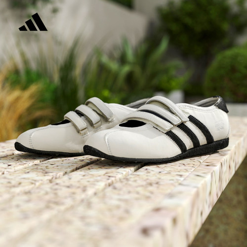 adidas阿迪达斯复古玛丽珍T头鞋ANFU TRAINERS夏女薄底鞋KH6225