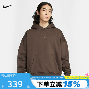 Nike耐克男子加绒卫衣秋冬新款篮球运动保暖连帽套头衫IM5919-237