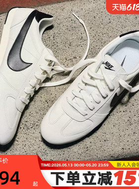 NIKE耐克女鞋薄底复古跑鞋SPRINT SISTER黑白色运动鞋IB7102-100