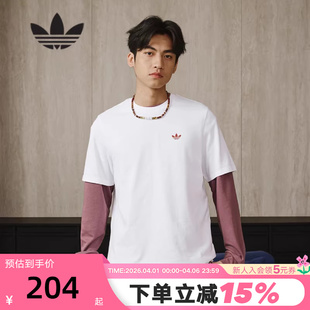 adidas阿迪达斯三叶草4.0 透气夏男短袖 T恤 JD2796 LOGO白色半袖