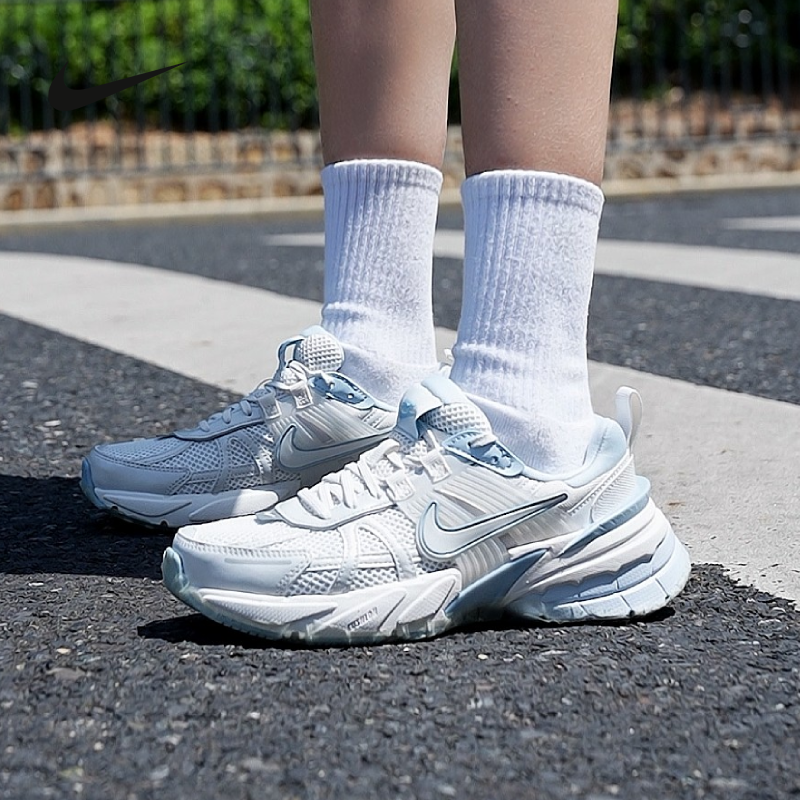 Nike耐克女鞋V2K RUN休闲运动鞋复古老爹鞋网面跑步鞋FD0736-009