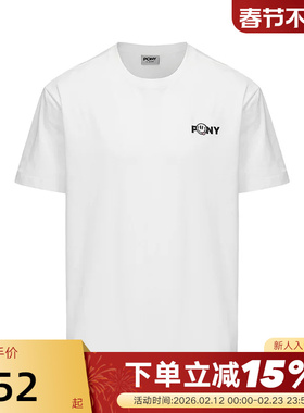 PONY波尼夏季新款轻户外系列女子运动休闲短袖T恤 252U2AT01