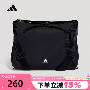 adidas阿迪达斯黑色健身通勤手提包单肩包春男女双肩背包KU1535