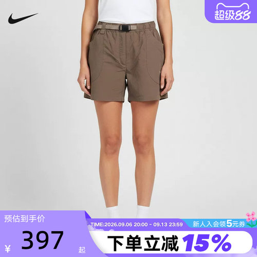 NIKE耐克ACG女短裤夏季户外工装运动裤宽松透气五分裤IF0971-214