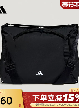 adidas阿迪达斯黑色健身通勤手提包单肩包春男女双肩背包KU1535