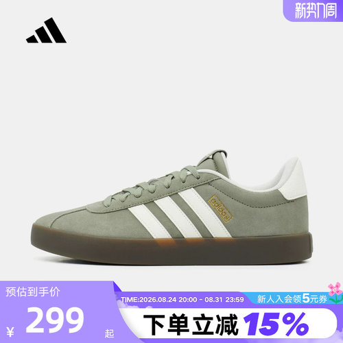 adidas阿迪达斯男女鞋VL COURT 3.0运动休闲板鞋「T头鞋」 LA4469