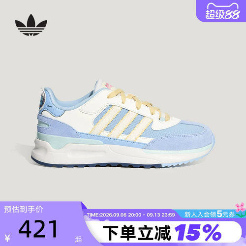 adidas阿迪达斯三叶草迪士尼史迪奇联名retropy大童运动鞋KZ7304