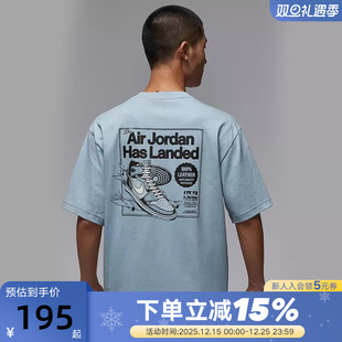 子印花宽松休闲运动T恤HQ8973 JORDAN鞋 427 男夏新款 Nike耐克短袖
