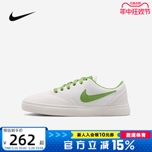 帆布胶底休闲运动鞋 NIKE耐克女鞋 CHECK大童滑板春季 018 905373