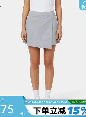 NIKE耐克女短裙夏季运动短裤防走光A字半身裙灰色裙裤IR1649-043