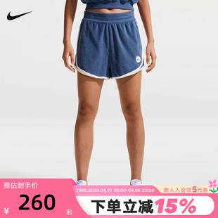 NIKE耐克女短裤 柔软亲肤透气复古针织运动裤 IF0572 461 2026夏新款