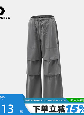 Converse匡威女款运动休闲长裤百搭潮流直筒裤工装裤 WCJ686-G6M
