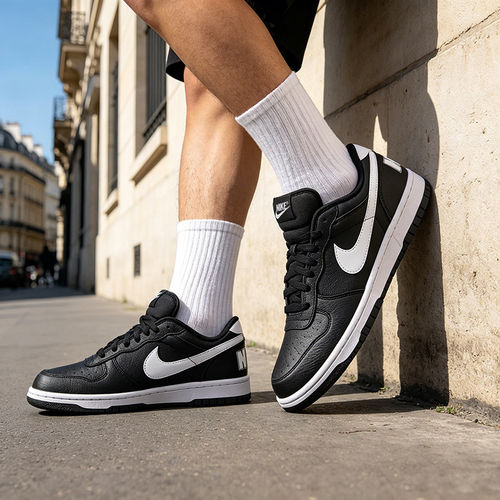 耐克男鞋BIG NIKE LOW黑白低帮复古休闲板鞋轻便运动鞋355152-016