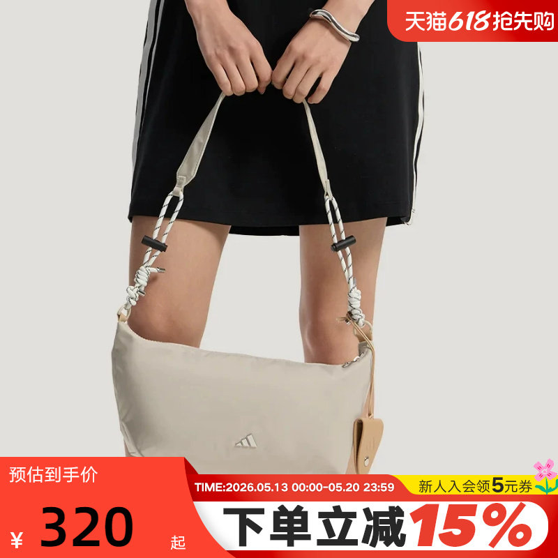 adidas阿迪达斯2026夏新品女子单肩包休闲时尚运动斜挎包 