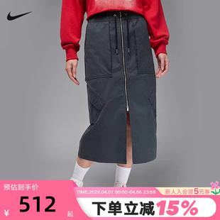 Nike耐克女裙Jordan 复古工装 裙休闲半身裙HF9463 010 CHICAGO美式