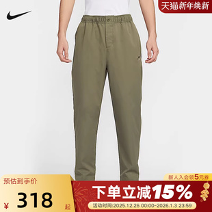 子秋季 HJ1998 新款 小脚运动长裤 222 刺绣休闲梭织工装 Nike耐克男裤