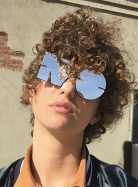 NO不规则个性街拍太阳镜