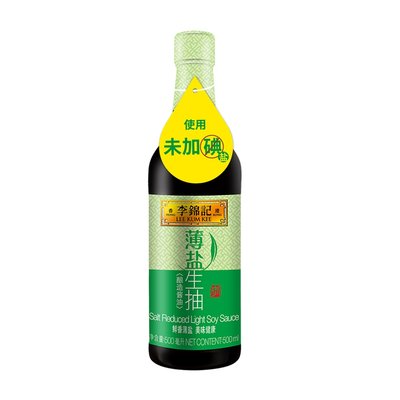 天然精选原料凉拌李锦记薄盐生抽