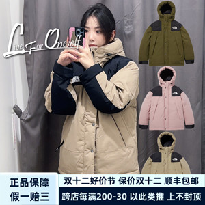 韩国The North Face北面22秋冬DRYVENT防水男女鹅绒羽绒服NJ2DN62