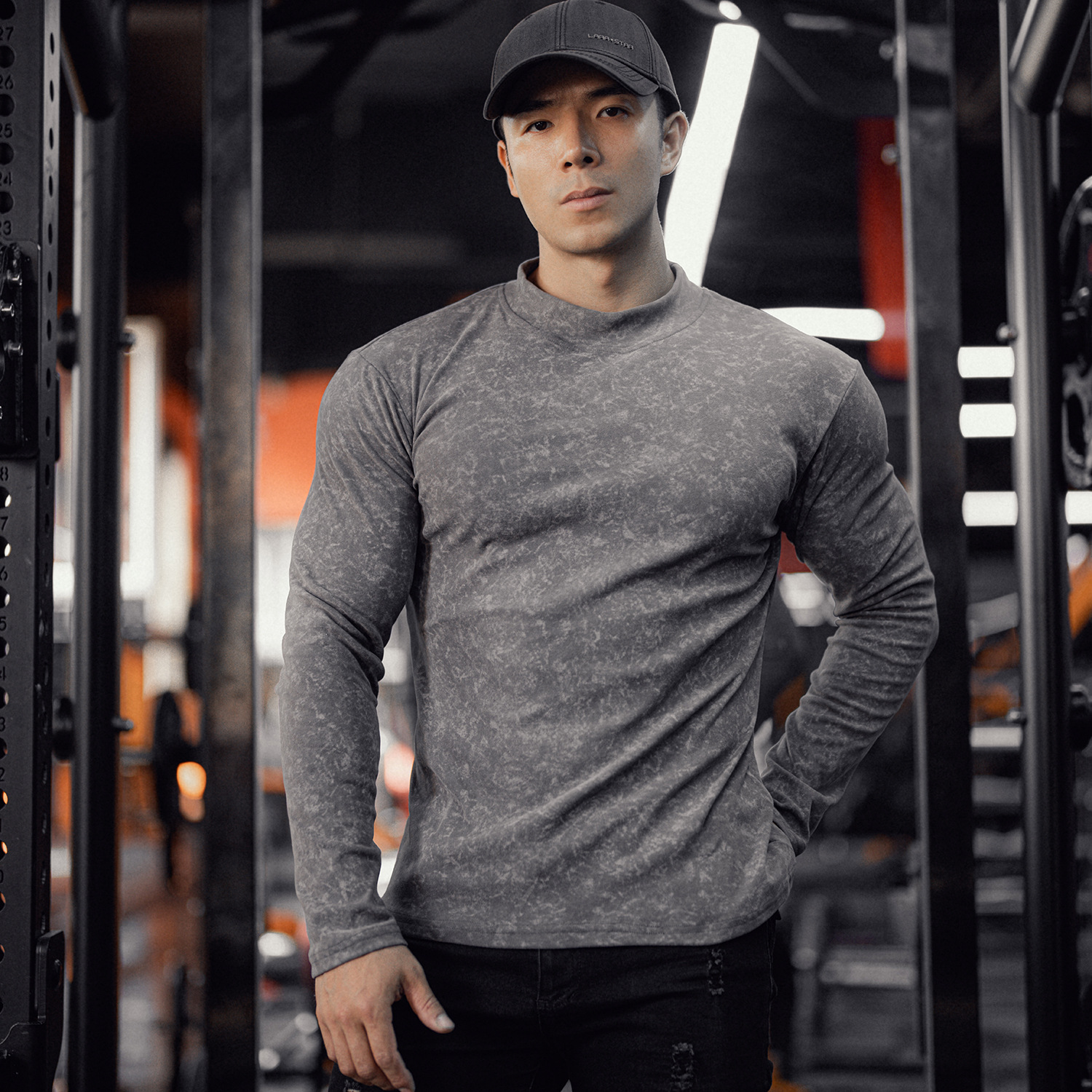 德绒圆领/半高领运动长袖