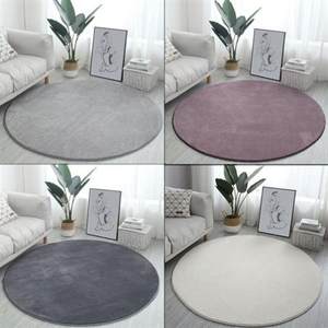 Round carpet bedroom bedside cushion blanket table floor mat