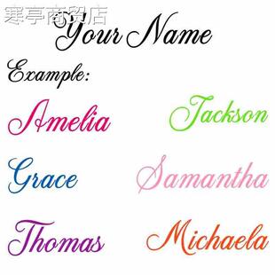 sticker Window decal wall vinyl Car Personalized Door name