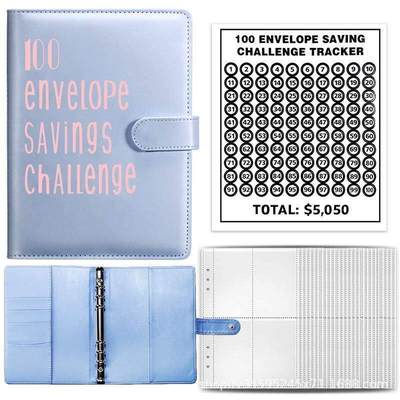 100envelope savings challenge book money budget binder cash